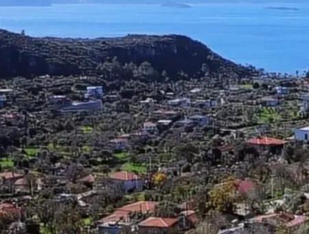 2100M2 Vorgefertigtes Dorfhaus Mit Meerblick Zum Verkauf Im Dorf Söğüt, Marmaris