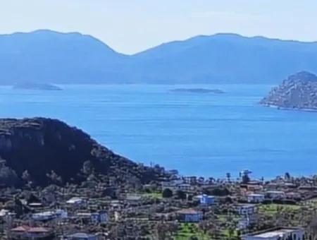 2100M2 Vorgefertigtes Dorfhaus Mit Meerblick Zum Verkauf Im Dorf Söğüt, Marmaris