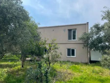 Detached House For Sale On 2000M2 Plot Of Land By The Sea In Marmaris Söğüt Neighborhood. Suitable For Tying A Boat In Front Of It.